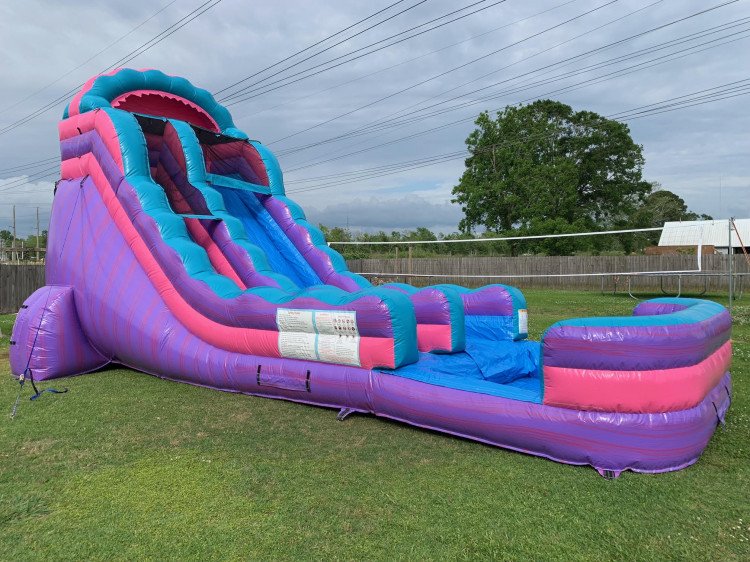 18 Foot Cotton Candy Slide