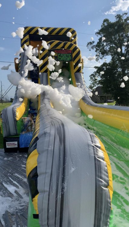 20 Foot Toxic Slide with Foam